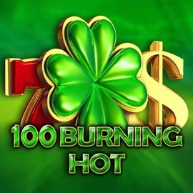 100 Burning Hot slot logo by Amusnet Interactive at Shuffle Casino