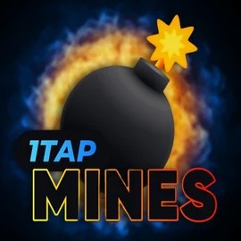 1Tap Mines logo – Casino by Turbo Games at Shuffle Casino