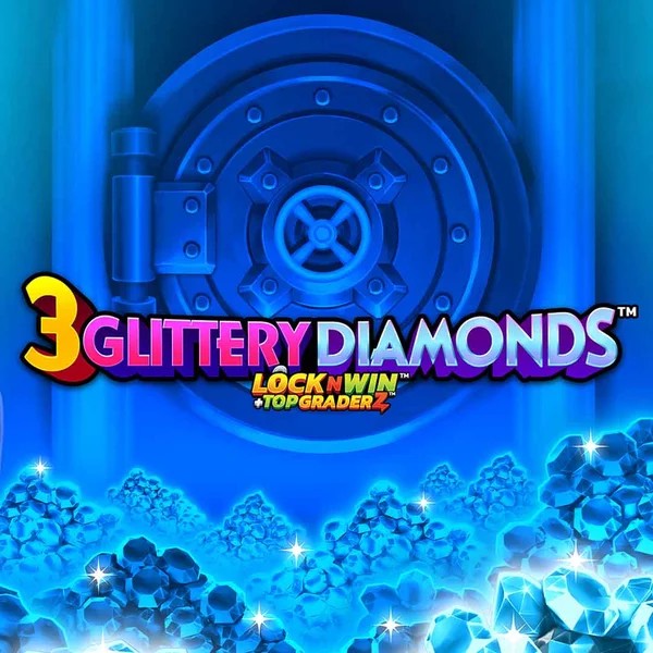 Play 3 Glittery Diamonds slot by PearFiction Studios on shuffle-kaszino.com