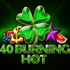 40 Burning Hot slot visual from Amusnet Interactive available on shuffle-kaszino.com