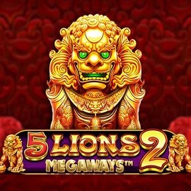 5 Lions Megaways 2 slot visual from Pragmatic Play available on shuffle-kaszino.com