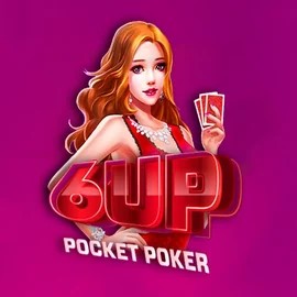 6 Up Pocket Poker slot icon by FlipLuck, available at Shuffle Casino