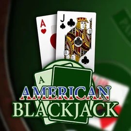 American Blackjack online game logo by Habanero on shuffle-kaszino.com