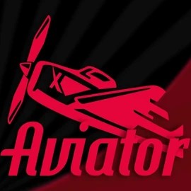 Aviator logo by Spribe at Shuffle Casino