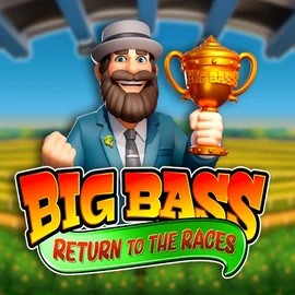 Big Bass Return to the Races by Pragmatic Play, showcased at shuffle-kaszino.com – game logo