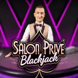 Blackjack Salon Privé game by Ezugi – logo hosted on Shuffle Casino