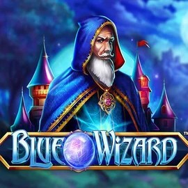 Blue Wizard logo by Quickspin Shuffle Casino