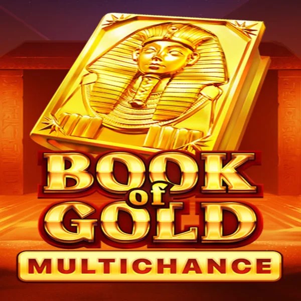 Book of Gold Multichance game by Playson – logo hosted on Shuffle Casino