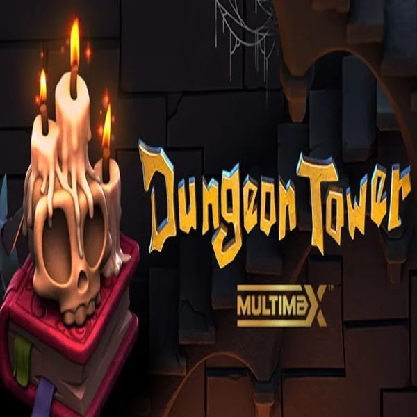 Official Slots logo: Dungeon Tower by Peter &amp; Sons at Shuffle Casino