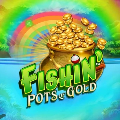 Fishin Pots Of Gold by Gameburger Studios, showcased at shuffle-kaszino.com – game logo