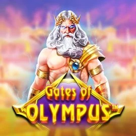 Gates of Olympus slot logo by Pragmatic Play at Shuffle Casino