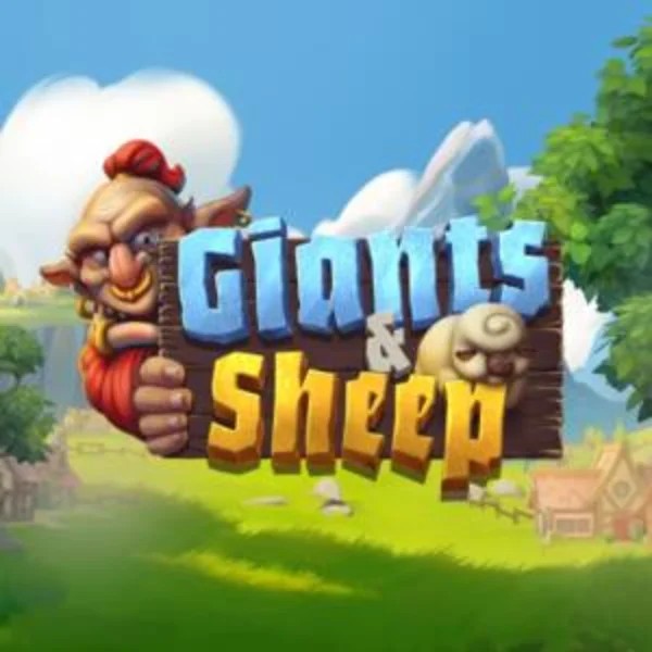 Giants and Sheep logo by Relax Gaming at Shuffle Casino