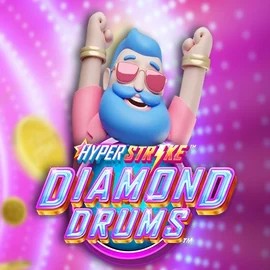 Hyper Strike Diamond Drums logo – Slots by Gameburger Studios at Shuffle Casino