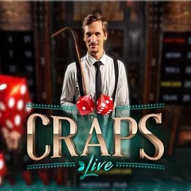 Live Craps logo – Live Casino by Evolution at Shuffle Casino