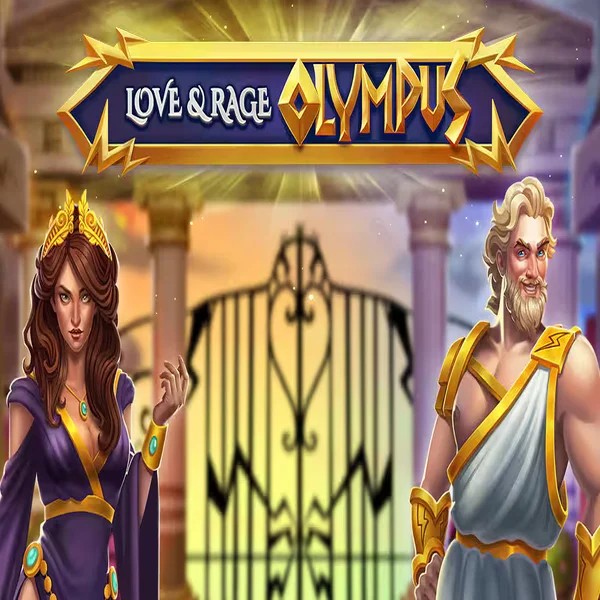 Love and Rage Olympus slot logo by Greentube at Shuffle Casino