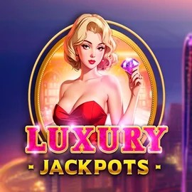 Luxury Jackpots logo by Triple Cherry at Shuffle Casino