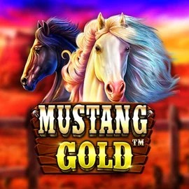 Mustang Gold logo by Pragmatic Play at Shuffle Casino
