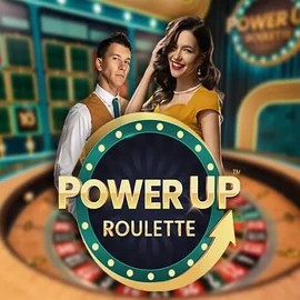 PowerUP Roulette by Pragmatic Play, showcased at shuffle-kaszino.com – game logo