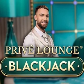 Official Live Casino logo: Privé Lounge Blackjack by Pragmatic Play at Shuffle Casino