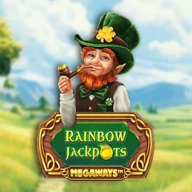 Rainbow Jackpots Megaways online game logo by Red Tiger Gaming on shuffle-kaszino.com