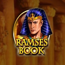 Official Slots logo: Ramses Book Deluxe by Gamomat at Shuffle Casino