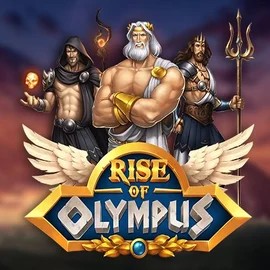 Rise of Olympus online game logo by Play’n GO on shuffle-kaszino.com