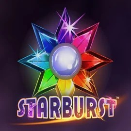 Starburst slot visual from NetEnt available on shuffle-kaszino.com