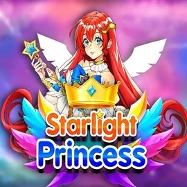 Starlight Princess slot logo by Pragmatic Play at Shuffle Casino