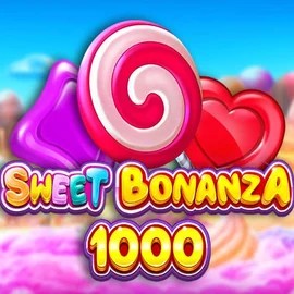 Sweet Bonanza 1000 logo by Pragmatic Play at Shuffle Casino