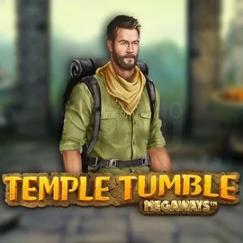 Temple Tumble Megaways slot visual from Relax Gaming available on shuffle-kaszino.com