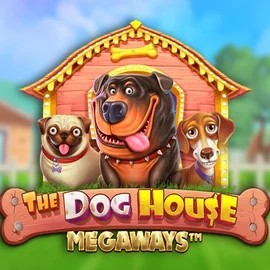 The Dog House Megaways slot logo by Pragmatic Play at Shuffle Casino
