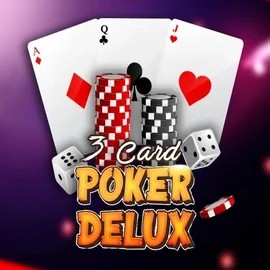 Try Three Card Poker Delux slot by Urgent Games on shuffle-kaszino.com – logo image