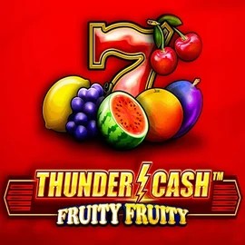 Enjoy Thunder Cash Fruity Fruity by Novomatic – logo hosted on shuffle-kaszino.com