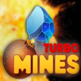Turbo Mines game by Turbo Games – logo hosted on Shuffle Casino