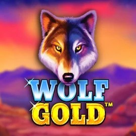 Wolf Gold slot icon by Pragmatic Play, available at Shuffle Casino