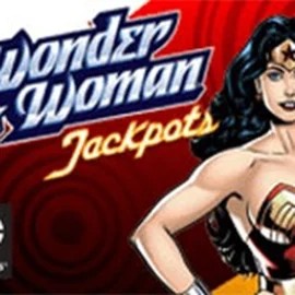 Wonder Woman Jackpots logo by Amaya Shuffle Casino